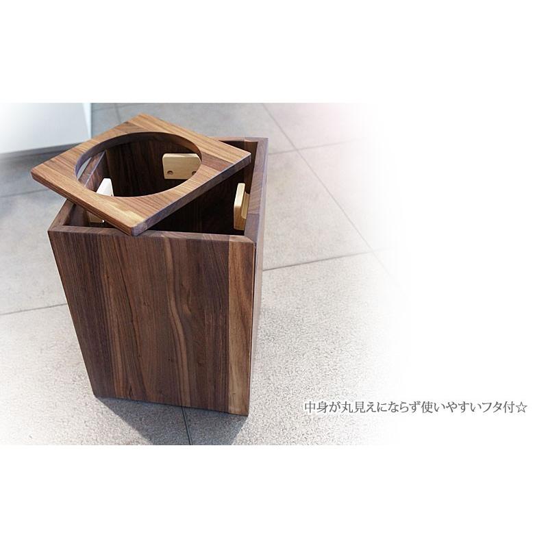 ゴミ箱　ヴィンテージ　アンティーク　ダストボックス　ウォルナット　木製 ゴミ箱ヴィンテージアンティークダストボックスウォルナット木製