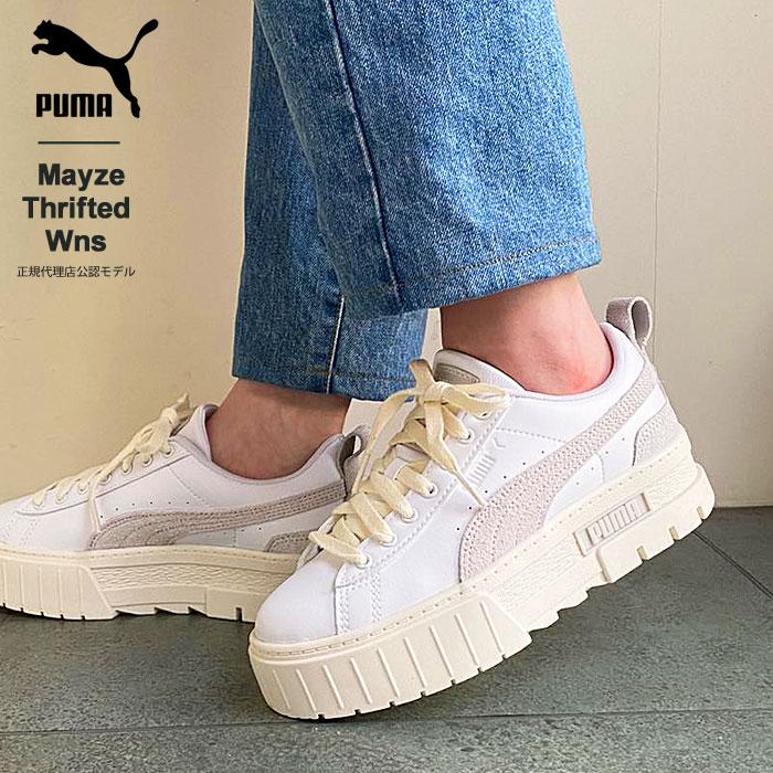 PUMA プーマ スニーカー レディース 厚底 Mayze Thrifted Wns PUMA プーマ スニーカー レディース 厚底 Mayze Thrifted Wns