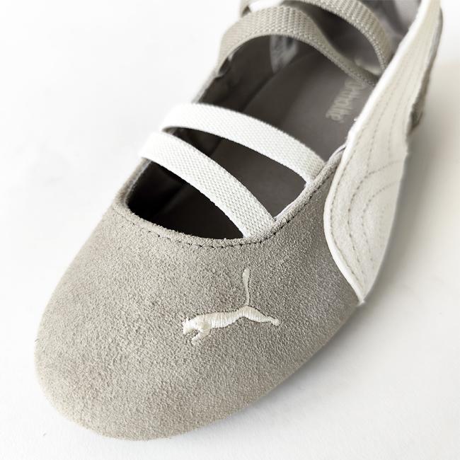 Puma バレエシューズ グレー/ホワイト PUMA（プーマ） バレエ スニーカー Speedcat Ballet SD Wns SD バレエ