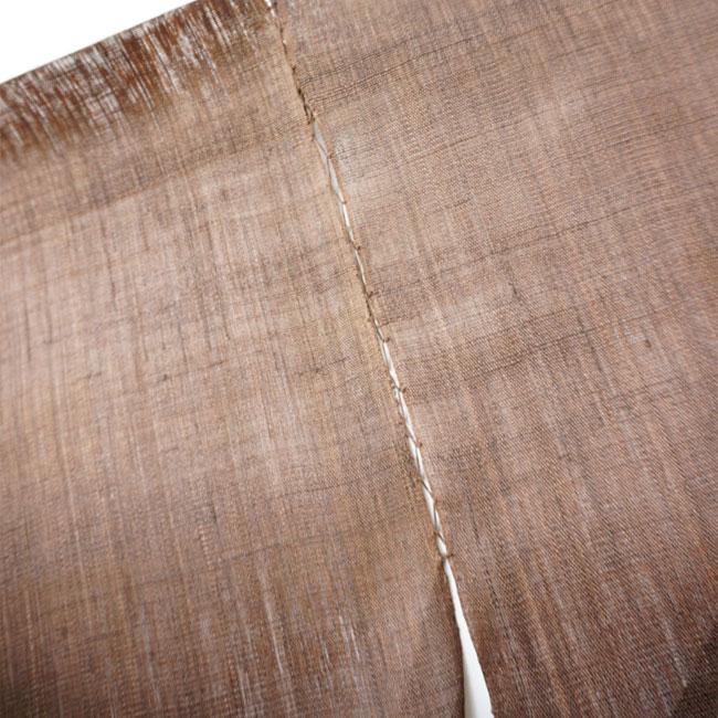 【洛柿庵 】新品　無地麻のれん 柿渋　 N-045a 京都洛柿庵 のれん 無地麻のれん 柿渋 N-045a 88×150cm 暖簾 和風