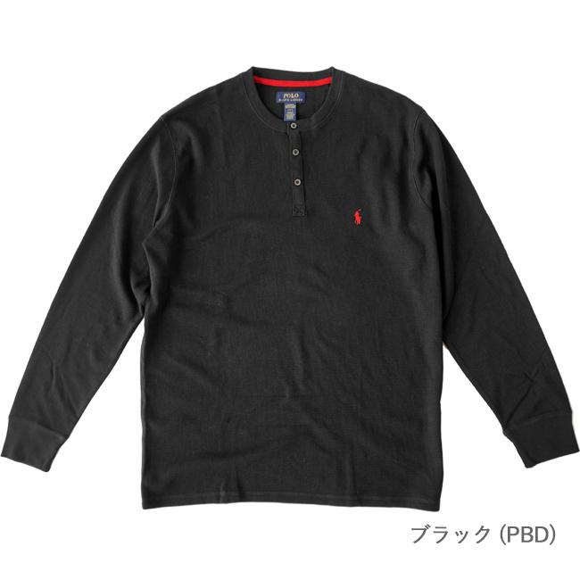 ラルフローレン Tシャツ メンズ POLO RALPH LAUREN 長袖 ヘンリーネック サーマル ワッフル ロンT ワンポイント カットソー PWLHFR/PWLHRL｜j-piaplus｜08