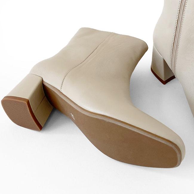 【未使用級】✨25cm オールセインツ サイドジップブーツ 白 レザー ニーハイブーツ サイハイブーツ 白 レディースブーツ サイド