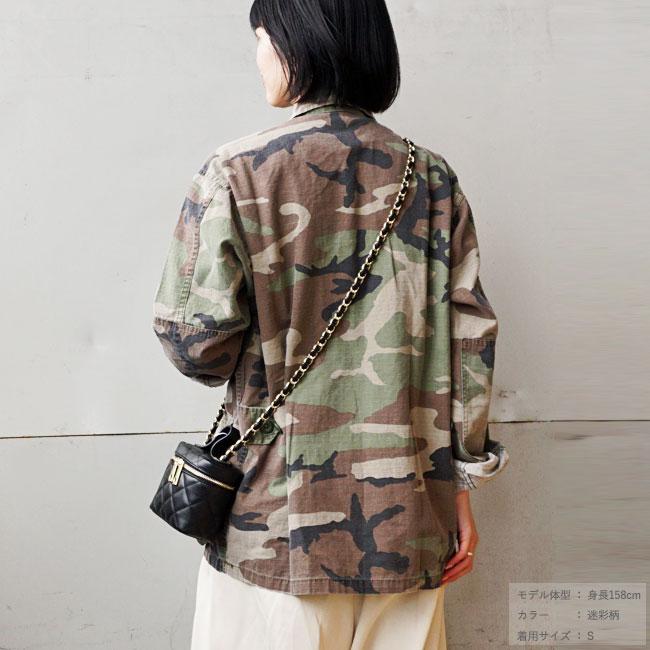 ROTHCO ロスコ ミリタリーシャツ ジャケット レディース メンズ 長袖 BDU シャツジャケット 迷彩 ウッドランド カモ柄 ビンテージ加工 BDSH-OZONE｜j-piaplus｜04