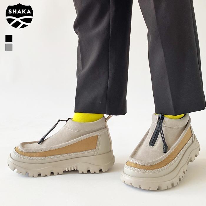 SHAKA シャカ モカシン シューズ レディース メンズ ZIP SHAKA シャカ モカシン シューズ レディース メンズ ZIP