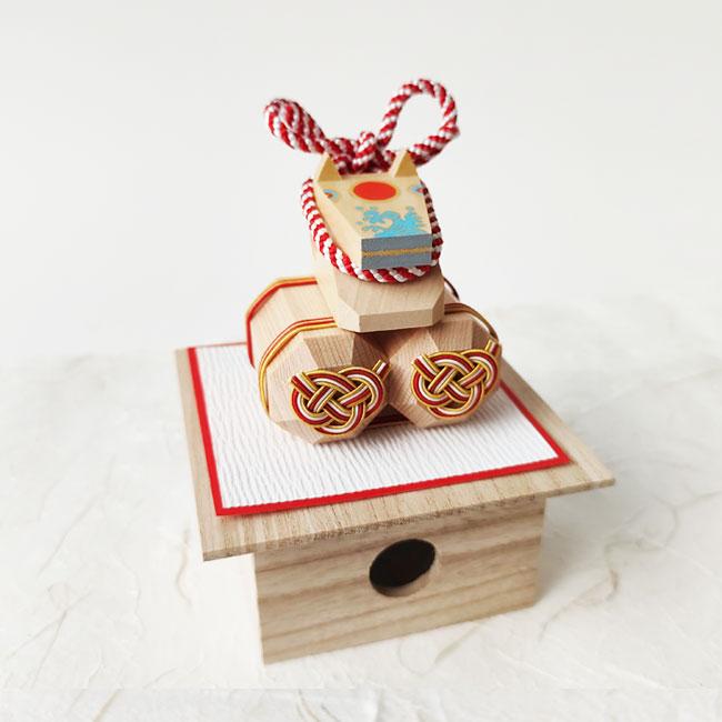 muffyページ　正月飾り干支　午　三体 スタジオガラ Studio GALA HALE 干支俵 午 お正月飾り 干支 馬 うま