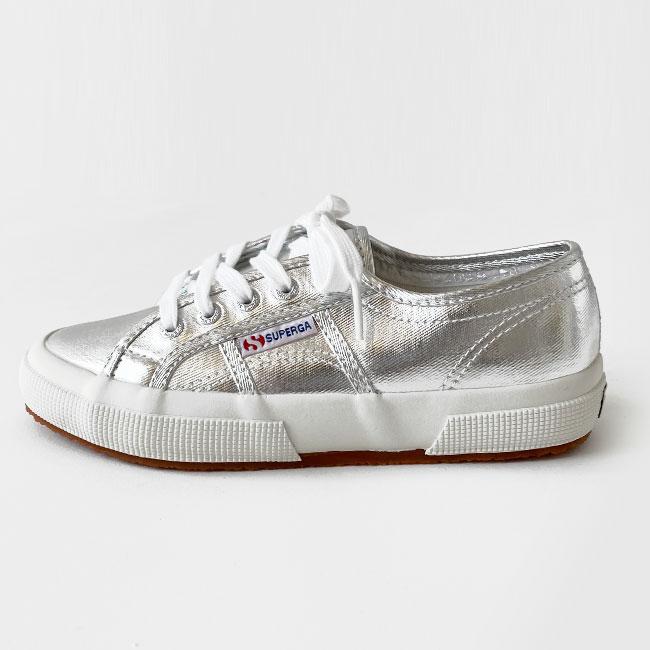 スペルガ スニーカー レディース SUPERGA 2750-COTMETU S002HG0 2750 シルバー メタリック キャンバス シューズ 靴 ローカット｜j-piaplus｜06