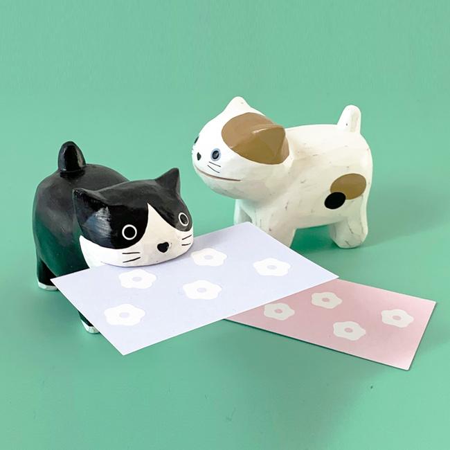 T-LABO ティーラボ T-Lab. ネコカードホルダー/ハチワレ ミケ カード