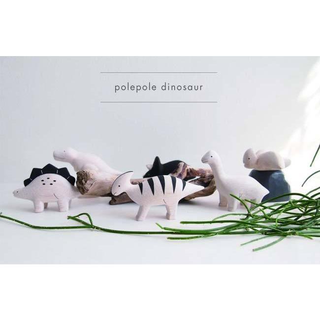 T-LABO T-Lab ティーラボ ぽれぽれ恐竜 木製 木彫り ミニチュア