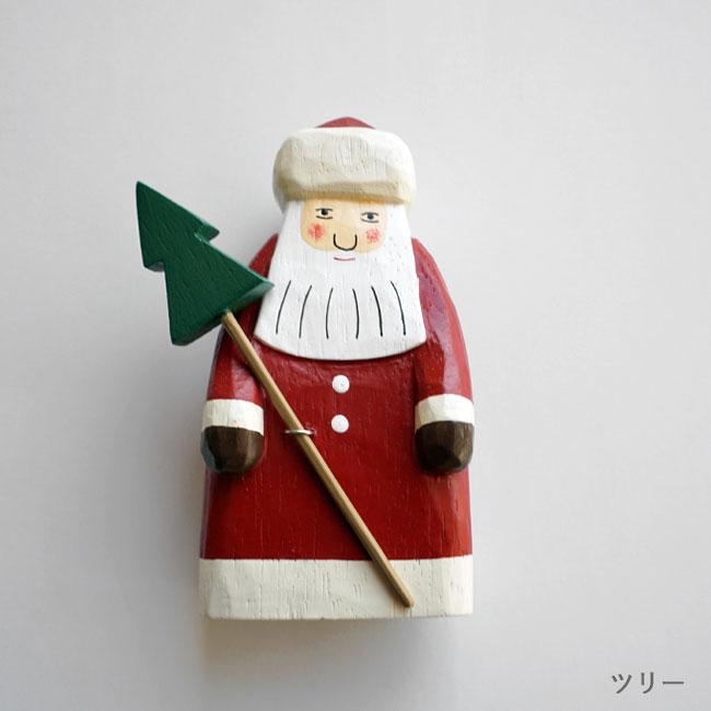 サンタクロース　ウェルカムボード　置物　木製 T-LABO クリスマス 雑貨 置物 サンタクロース クラシックサンタ 木製