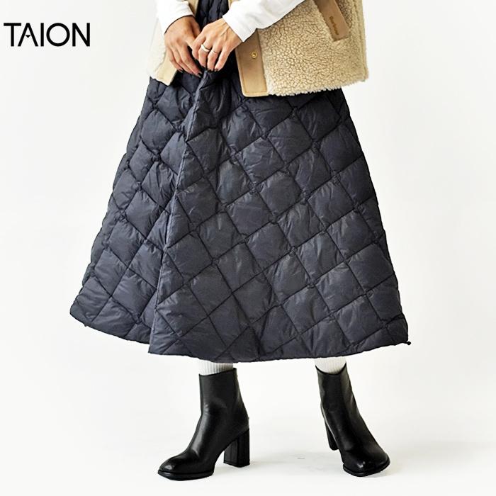 TAION（タイオン） ダウン スカート シティ レディース フレアスカート