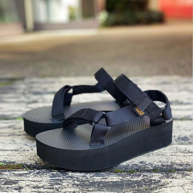 Co コー レースアップ スエード レザー フラットフォーム サンダル メーカー直送