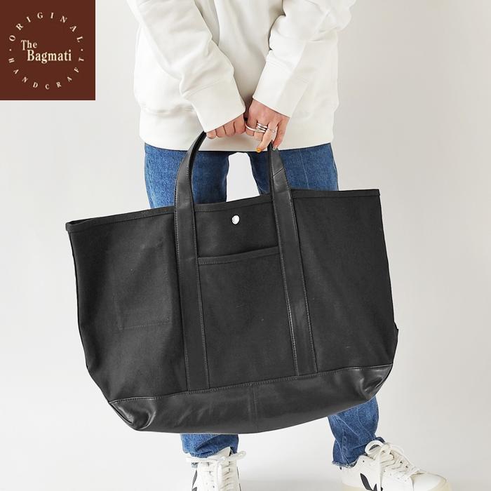 ＜The Bagmati＞LIC TOTE BAG S/バッグ The Bagmati(バグマティ) Duck Canvas Color Logo Tote Bag