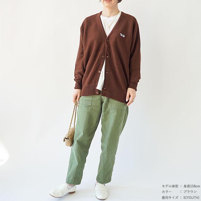 nknit  fox mix sailor collar カーディガン 160]セーラーカラーニットカーデ(カーディガン) | a.v.v KIDS