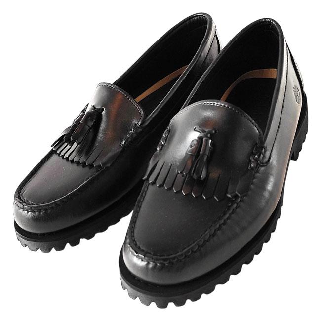 ティンバーランド Timberland タッセル ローファー シューズ AUTHENTIC LOAFER SHOE オーセンティック ローファー メンズ ブラック 25.5cm-27.0cm 0A2MSC W02の画像