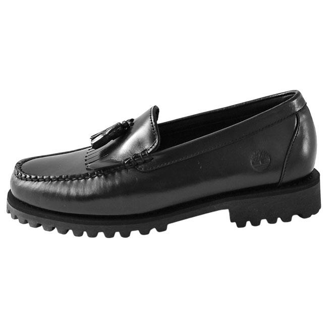 ティンバーランド Timberland タッセル ローファー シューズ AUTHENTIC LOAFER SHOE オーセンティック ローファー メンズ ブラック 25.5cm-27.0cm 0A2MSC W02の画像