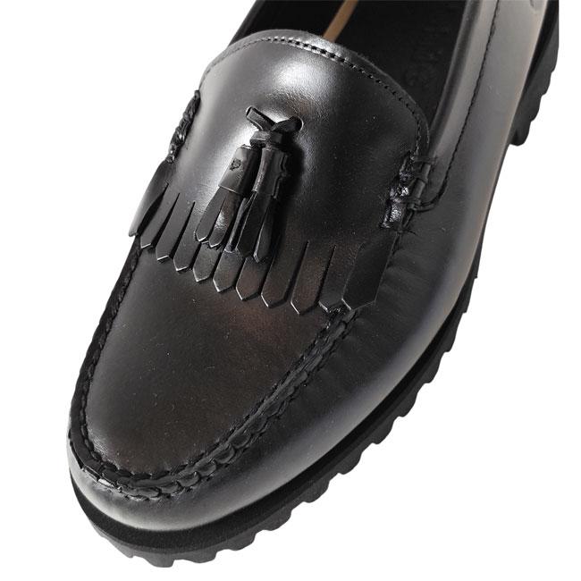 ティンバーランド Timberland タッセル ローファー シューズ AUTHENTIC LOAFER SHOE オーセンティック ローファー メンズ ブラック 25.5cm-27.0cm 0A2MSC W02の画像