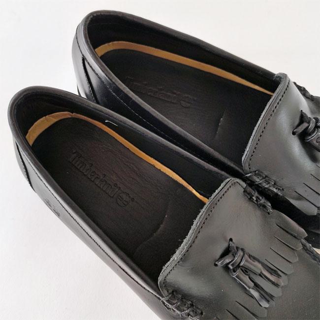 ティンバーランド Timberland タッセル ローファー シューズ AUTHENTIC LOAFER SHOE オーセンティック ローファー メンズ ブラック 25.5cm-27.0cm 0A2MSC W02の画像
