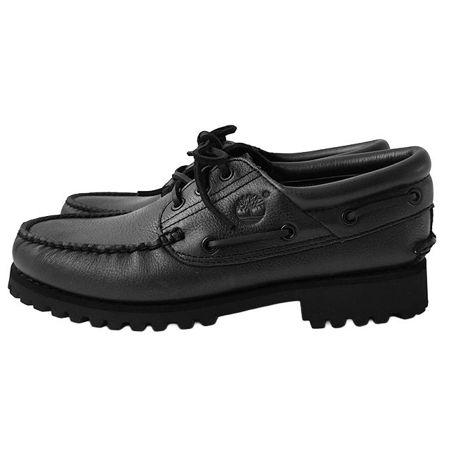 新品 ティンバーランド 3eye レザー ボートシューズ ブラック 25.5 Timberland（ティンバーランド） シューズ 靴 ボートシューズ 3eye
