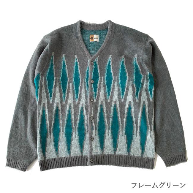 タウンクラフト カーディガン メンズ PENNEYS TOWNCRAFT VINTAGE PATTERN CARD SHAGGY CARDIGAN シャギー カーディガン TC23F01500 Vネック｜j-piaplus｜10