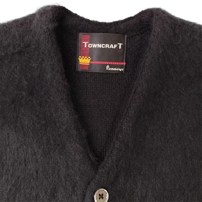 タウンクラフト　ぺニーズ　シャギーモヘヤニットカーディガン　ベージュ　M TOWNCRAFT カーディガン TOWN CRAFT/タウンクラフト 別注