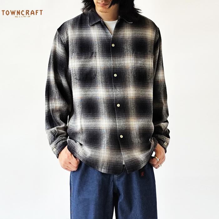 TOWNCRAFT タウンクラフト PENNEYS チェック シャツ 60S LOOP