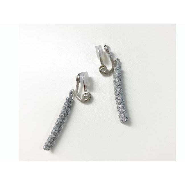000 TRIPLE O トリプル オゥ ドロップ イヤリング キュプラ メタリック