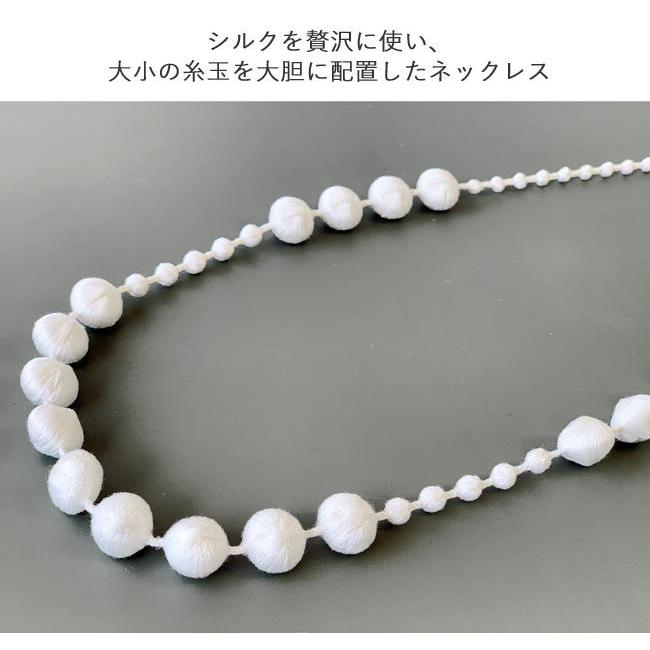 000 TRIPLE O トリプル オゥ ロング ネックレス スフィア シルク 000 TRIPLE O トリプル オゥ ロング ネックレス スフィア シルク