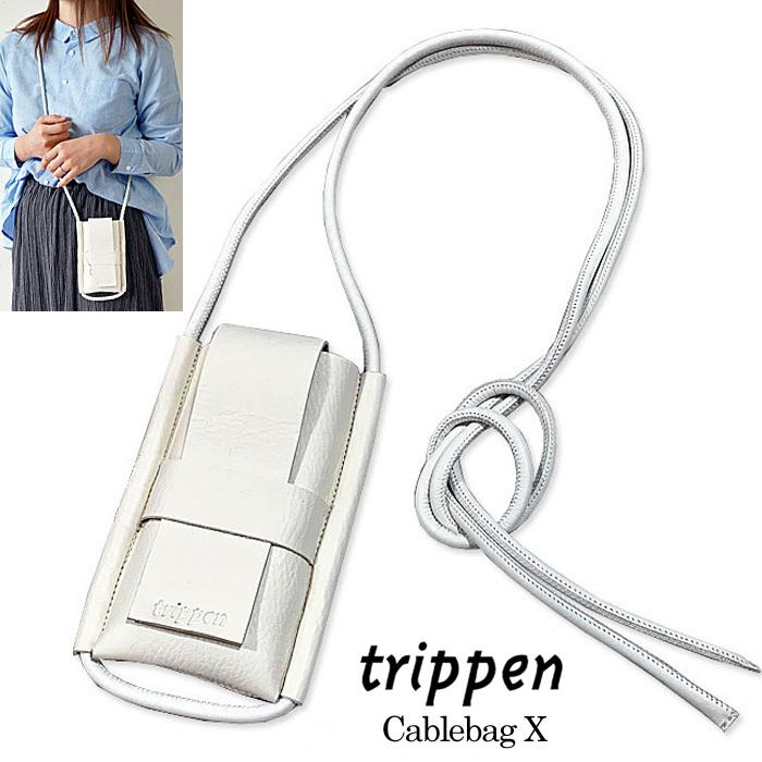 正規販売店) trippen トリッペン スマホ ポーチ 本革 ショルダー
