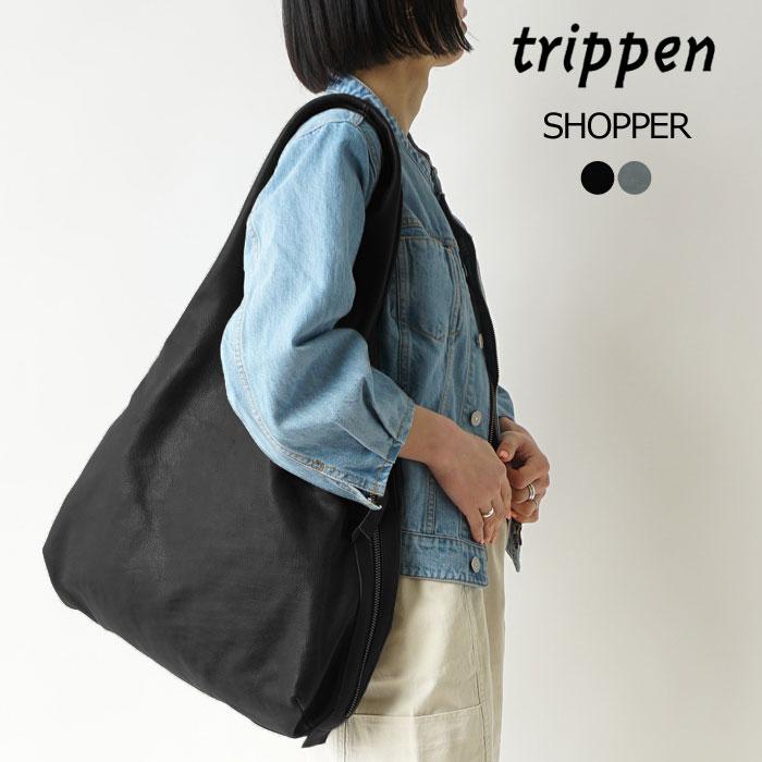 正規販売店) trippen トリッペン レザーバッグ レディース SHOPPER