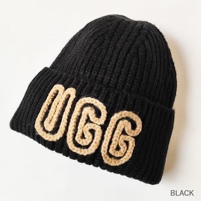 UGG（アグ） 並行輸入品 ニットキャップ ニット帽 ビーニー 帽子 W