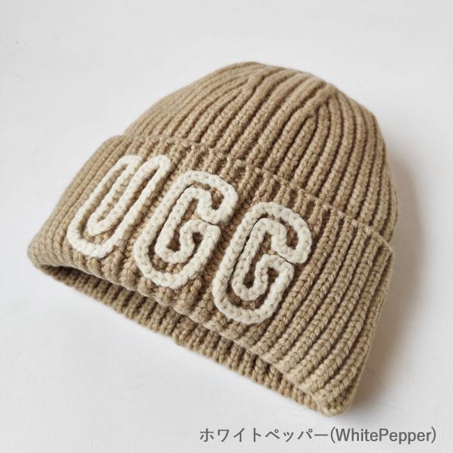UGG（アグ） 並行輸入品 ニットキャップ ニット帽 ビーニー 帽子 W