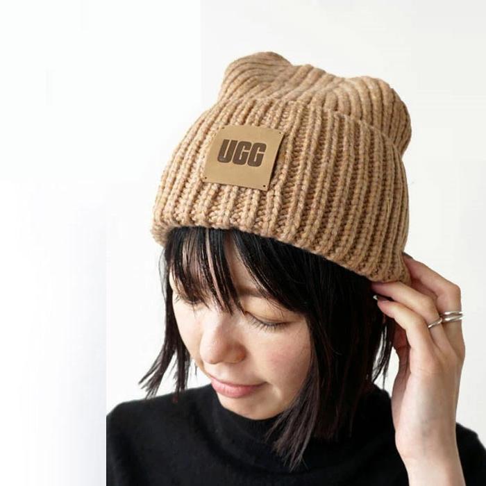 UGG（アグ） 並行輸入品 ニットキャップ レディース UGG W CHUNKY RIB