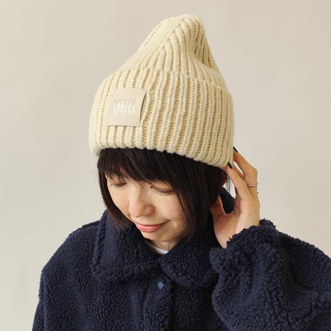UGG（アグ） 並行輸入品 ニットキャップ レディース UGG W CHUNKY RIB
