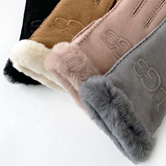 UGG アグ 手袋 レディース W SHEEPSKIN EMBROIDER GLOVE シープ UGG アグ 手袋 レディース W SHEEPSKIN EMBROIDER GLOVE シープ