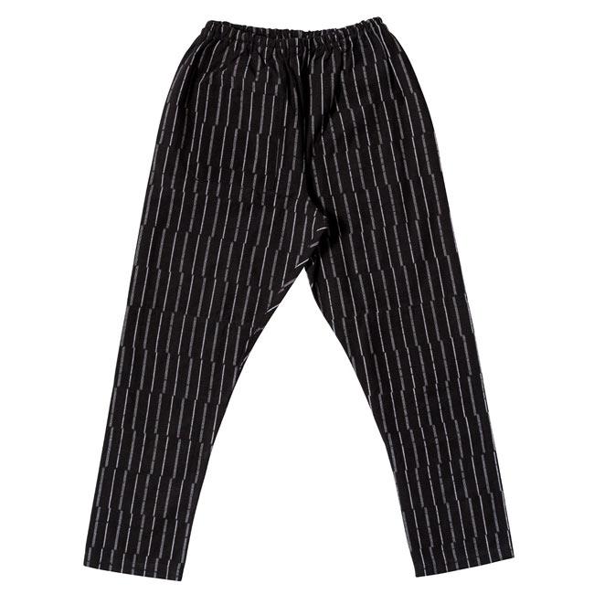 工場直送 うなぎの寝床 もんぺ レディース ずらしストライプ 厚地 久留米絣もんぺ 男女兼用 イージーパンツ ナローパンツライン Monpe Gap Stripe Thick 厚手 新発 Zoetalentsolutions Com