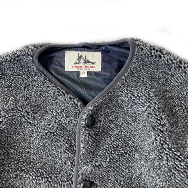 Vincent et Mireille ボアジャケット　40 楽天市場】【20％OFF】 Vincent et Mireille ヴァンソン エ