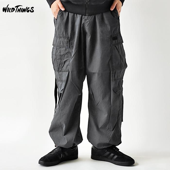 パンツ Garment Dyed Nylon Double Pocket Pants WILD THINGS（ワイルドシングス） パンツ DOUBLE DYED NYLON CARGO