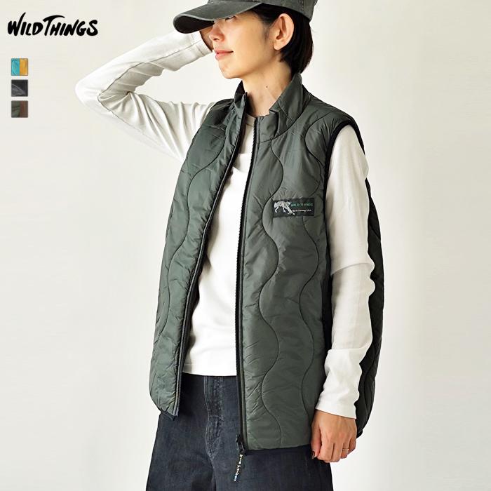 ワイルドシングス　リバーシブルビレイベスト WILD THINGS（ワイルドシングス） 中綿ベスト メンズ リバーシブル