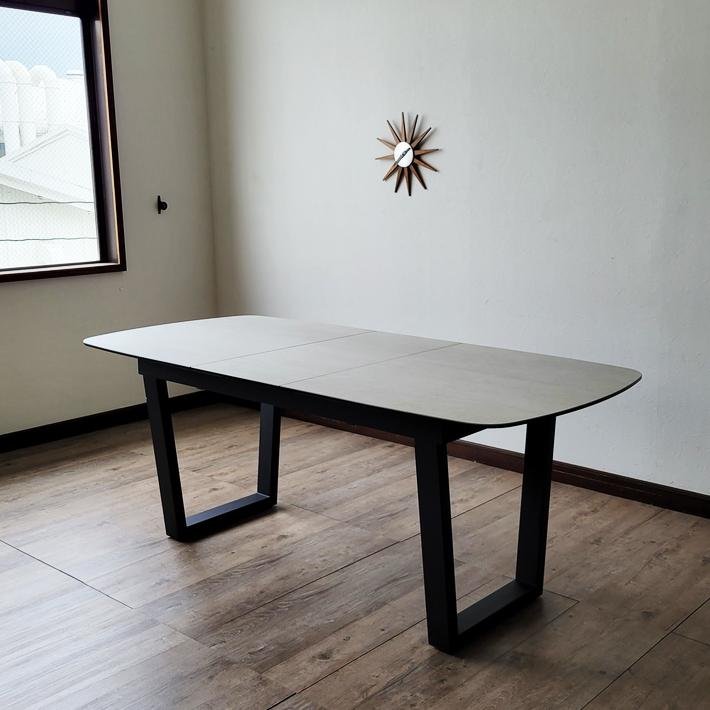 セラミック ダイニングテーブル 伸張式 テーブル セラミック
