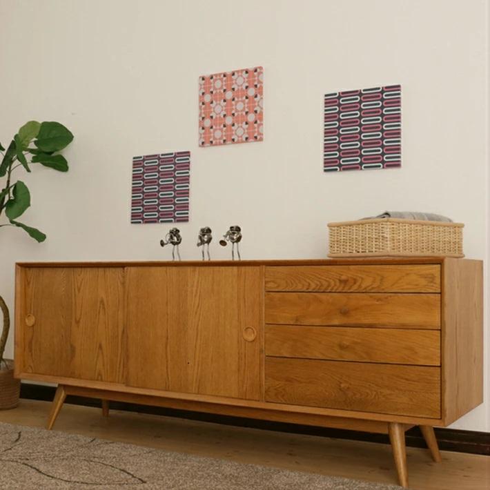 リビングボード ローボード サイドボード キャビネット 高級 オーク