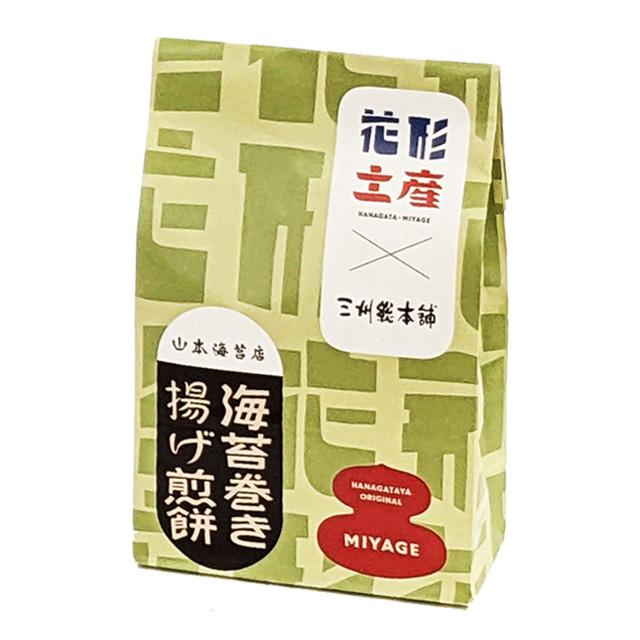 東京 お土産【東京駅倉庫出荷】【常温商品】花形土産×三州総本舗 海苔巻き揚げ煎餅 3枚入 HANAGATAYA おみやげ お土産 東京土産 お菓子 和スイーツ  のし不可｜j-retail｜03