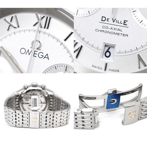 OMEGA  オメガ 431.10.42.51.02.001 DE VILLE HOUR VISION メンズ 腕時計 コーアクシャル クロノメーター クロノグラフ 42MM 自動巻 並行輸入品 ホワイト文字盤｜j-sekine2nd｜04