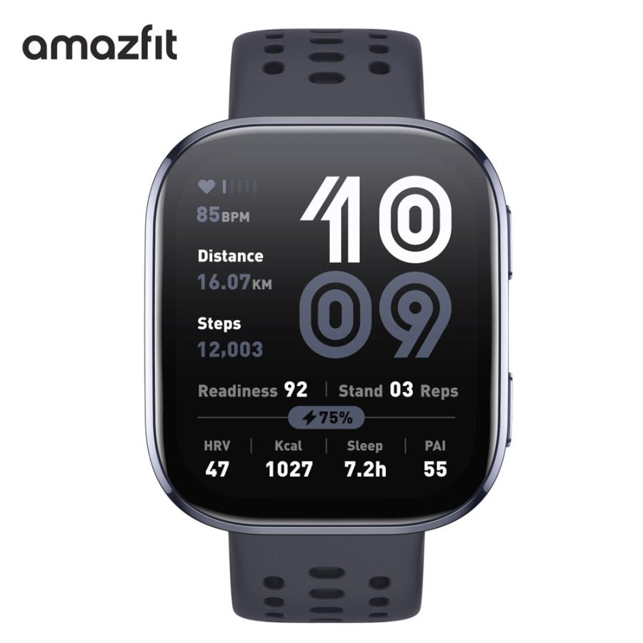 Amazfit Amazfit Bip 6 SP170074 C01 ブラック 腕時計 AI搭載 スマート 