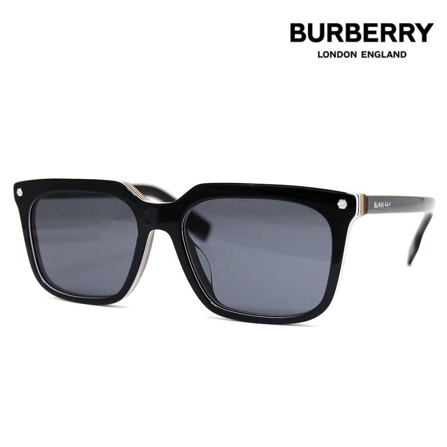 【美品】BURBERRY/バーバリー スクエア サングラス ブラック BURBERRY バーバリー サングラス BE4380D 38538G ボストン