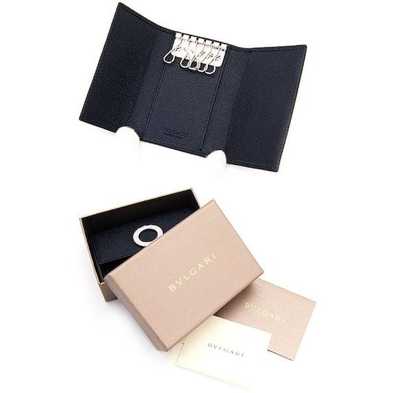 BVLGARI ブルガリ 6連キーケース 箱 キーケース・キーホルダー　ブラック 楽天市場】ブルガリ キーケース BVLGARI キーホルダー 6連 鍵