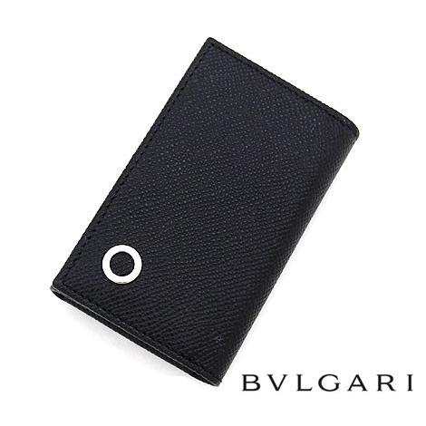 BVLGARI ブラック キーケース スモール