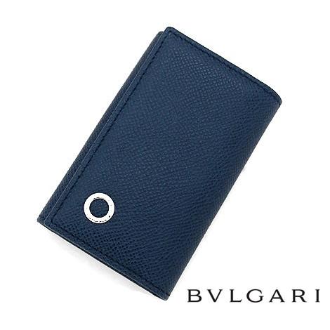 BVLGARI ブルガリ 39318 BB Manブルガリ・ブルガリ キーホルダー スモール 6連キーケース デニム サファイア Denim Sapphire メンズ ギフト 新品