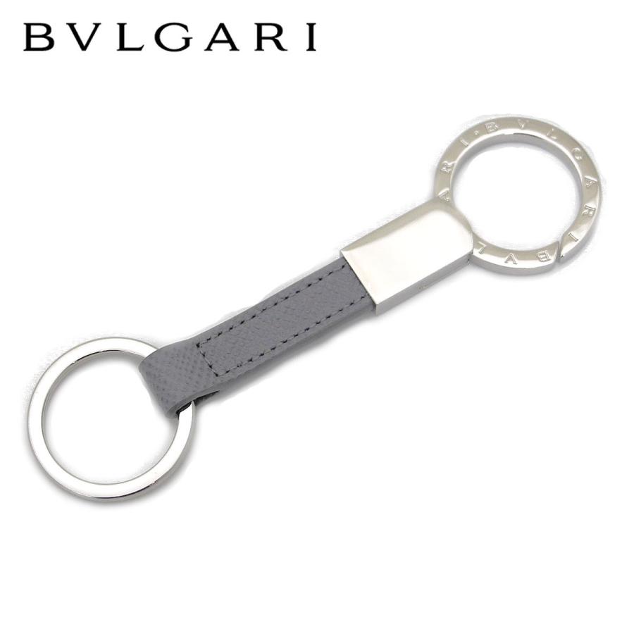 ブルガリ BVLGARI キーリング キーホルダー 286888 BB MAN ブルガリブルガリ マン メンズ グレー系 キーリング ブランド おしゃれ プレゼ BVLGARI（ブルガリ） 286888 ブルガリ・ブルガリ マン BB MAN