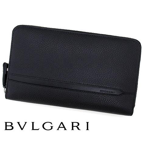 BVLGARI ブルガリ 36968 オクト OCTO 小銭入れ付 ラウンドファスナー長 