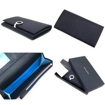 BVLGARI（ブルガリ） 30412 ブルガリ・ブルガリ 小銭入れ付 長財布